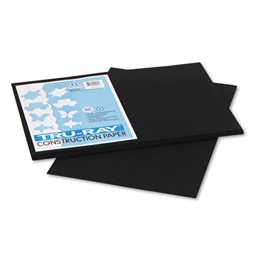 Pacon® Tru-ray Construction Paper, 76lb, 12 X 18, Black, 50-pack freeshipping - TVN Wholesale